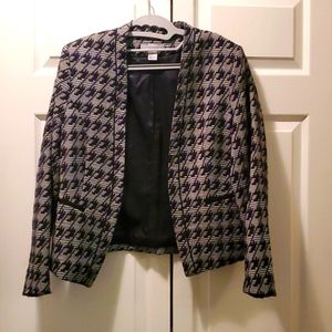H&M Size 12 Black Houndstooth
